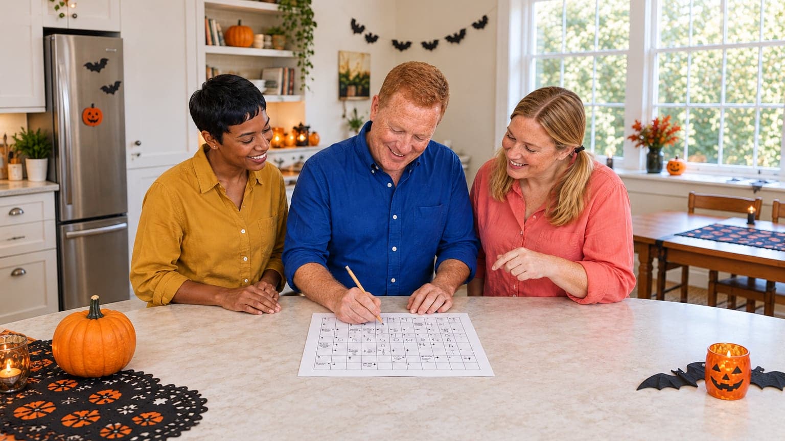 Halloween Crossword Puzzles for Adults: Party Ideas