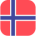 Flag of Norway for Norwegian Crosswords (Norske Kryssord).