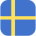 Flag of Sweden for Swedish Crosswords (Svenska Korsord).